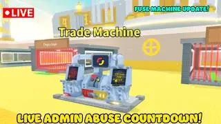 LIVE🔴 Admin Abuse &  TRADE MACHINE New Update Countdown(Steal a Brainrot)#roblox #stealabrainrot