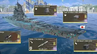 JS Musashi Aegis Full Loadout — Legendary Battleship Showcase | Modern Warships 