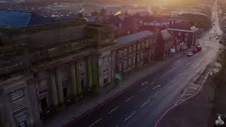 Stoke on trent Burslem aerial view