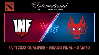 Infamous vs Hokori Game 2 Grand Final SA TI 2022 Qualifier