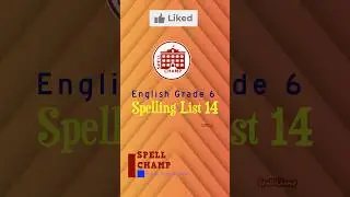 S180 English Grade 6 Spelling List 14 #shorts #spellingwords  #spellinglist  #spelling  #english