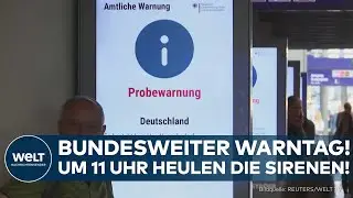 DEUTSCHLAND: Bundesweiter Warntag! Warum heute um 11:00 Uhr die Sirenen heulen