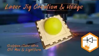LightBurn Schablone f&uuml;r komplexe Formen - Beispiel und Verfahren