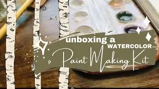 Watercolor Paint Making Kit Unboxing - Essee Co 36 Pigment Color Maker Set