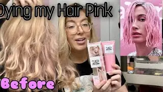 L’Oréal colorista Hair Color in Soft Pink Before and After - I was disappointed 😔