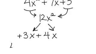 Factor AC Method and Grouping - Polynomial with one variable with Positives