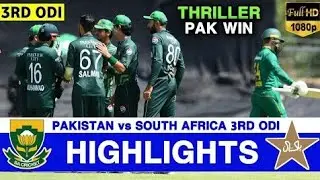 PAKISTAN vs SOUTH AFRICA LIVE 3rd ODI  Match Full Highlights  | PAK vs SA 2025