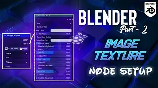 Texture Image setup blender node part-2 | Deepak Graphics