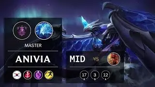 Anivia Mid vs Annie - KR Master Patch 9.19