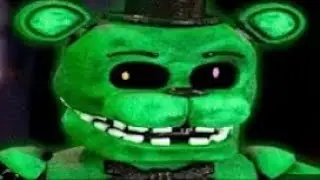 Joguei a Fan game de FNAF do Roblox onde o Freddy e Verde feito pelo @il_falena 