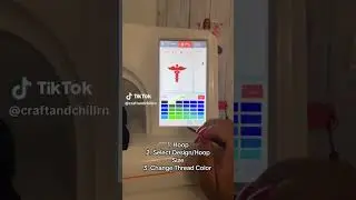 Quick look to POOLIN EOC05 #embroidery #embroiderymachine #embroiderymachines #diy