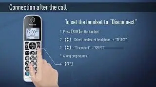 Panasonic - Telephones - KX-TGD890, KX-TGD892, GF892, TGDA99 - Will not disconnect from Bluetooth.