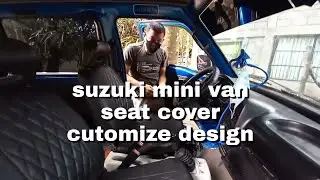 Suzuki mini van seat cover customize design