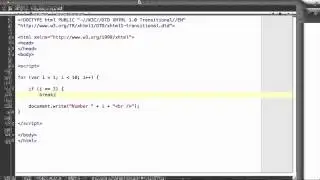 JavaScript - 16. Break statement and continue statement