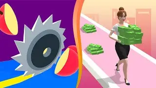 Juicy Run Vs Money Run 3D in New Levels Mobile Walkthrough Game All Trailers Update Gameplay FLO9RI