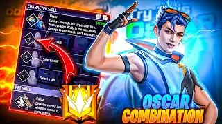 HOW TO OSCAR CHARACTER SKILL COMBINATION 2026 | BR BEST CHARACTER COMBINATION IN FREE FIRE 