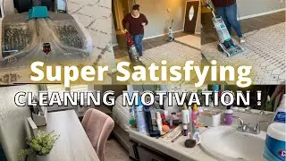 SUPER SATISFYING DEEP CLEAN | CLEANING MOTIVATION | MASTER BATHROOM WAS A COMPLETE DISASTER