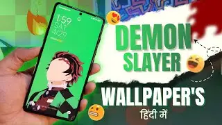 😆Demon Slayer Ke 🔥Minimal Wallpaper + Theme + Fonts For MIUI and All Phone's |Tech gg 😊