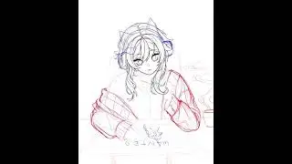 Speedpaint time! Created by @ayacchirin (INS) using Kamvas pro 16(2.5K)