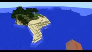 Minecraft water ocean temple monument seed 1.8, double ocean temple monument island!