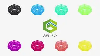 Gelibo Weekly Pill Organizer, 2 Pack Portable Travel Medicine case 8 Colors (Seven Day)