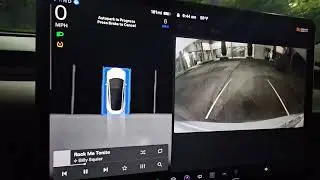 Tesla Self Auto Parking Park Demo