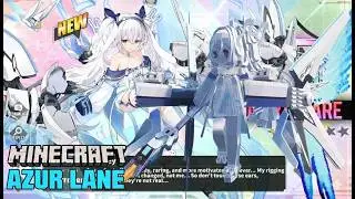 Minecraft MOD (マインクラフト) Azur Lane Laffey (ラフィー) Showcase YSM Model