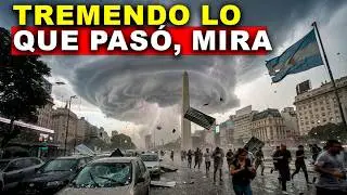 Lo Que Golpe&oacute; Argentina Fue Brutal. Esto No Fue Una Tormenta Normal As&iacute; Se Desat&oacute; El Desastre