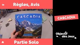 CASCADIA comment jouer une partie solo avec vidéorègle fr du jeu. Lucky duck games.