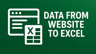 Data from web into Excel Web #data into #excel #excelvideo #exceltricks #exceltutorial #website #yt