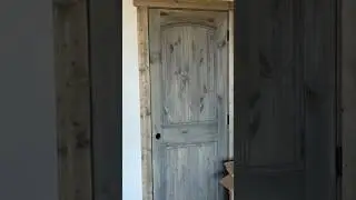 #Diy #woodstain #beautiful #pine #wood #doors with easy #barnwood look #weatherwash #buckwild #stain