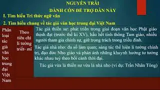 Bài giảng Nguyễn Trãi Dành còn để trợ dân này #rấthay  hay Ngữ văn 10 mới, Kết nối tri thức