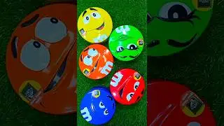 Satisfying Video | Unpacking 5 M&M'S boxes Color Candy ASMR #unpacking​ #candy​ #mms​ #asmr​