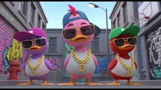 Funk do Patinho - M&uacute;sica Divertida para Crian&ccedil;as | Dan&ccedil;a e Divers&atilde;o com Patinhos Animados