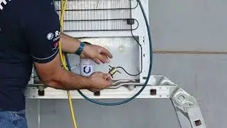 Como limpar  a tubulação de geladeira pós queima do compressor 