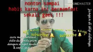 Cara cepat mendownload vidio dari instagram | menggunakan aplikasi ini😱