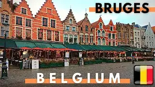 Europes Most Beautiful Places To Visit | Bruges Belgium Walking Tour | 4K UHD 60FPS |20 JANUARY 2022