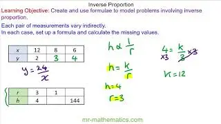 Modelling Indirect Proportion