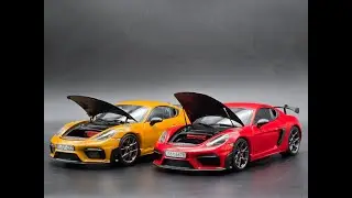 1/18 Porsche Cayman GT4 RS (NOREV vs Minichamps)
