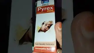 Pyrex drop for High fever 🤒#homeopathy #dr #best