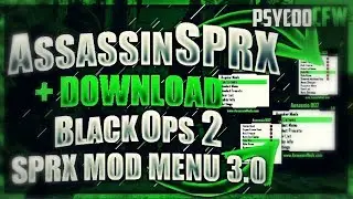 🔵BO2 ASSASSIN NON HOST MOD MENU SPRX +DOWNLOAD