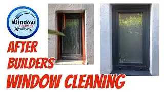 After Builder Window Cleaning - Leicester East Midlands Deep Cleaning
