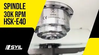 Spindle 30K rpm HSK-E40 Built-in | Power Drawbar