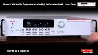 Keithley Model 3706A Six Slot System Switch with High Performance DMM Demo - Series 3