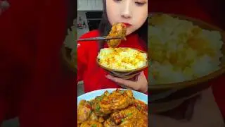 Fried rice brain🧠🥵🌶️#shortvideo #asmr #eating #share #food #mukbang #subscribe #chicken #yummy
