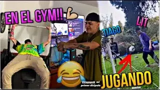LAS AVENTURAS DE RUSHER KING, TIAGO Y LIT KILLAH 😂  MOMENTOS DIVERTIDOS