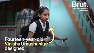 Vinisha Umashankar Bags Children's Climate Prize Brut Media Solar Ironing Cart Tamil Nadu India