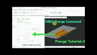 #Flange Command In Creo Sheet Metal Design Tutorial-03