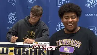 Guilford football players Ticknor and Richardson sign with colleges