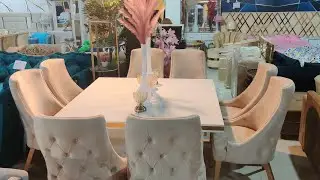 Modern 8 Seater Dining  in Cheap price|New luxury Style 2023 | |The Furniture Factory | |Showroom|